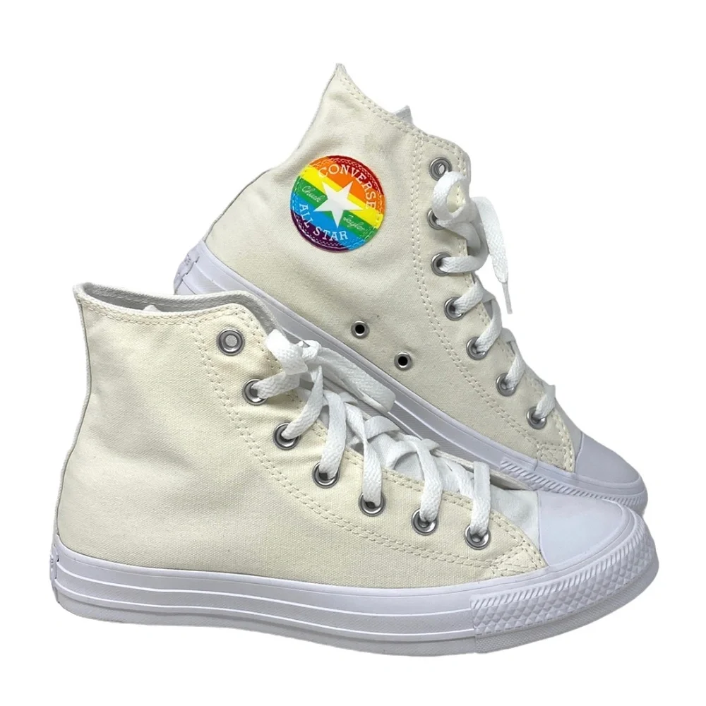 Converse Ctas High Top Canvas White Women Size Sneakers Custom 171212C- WTOFFWT